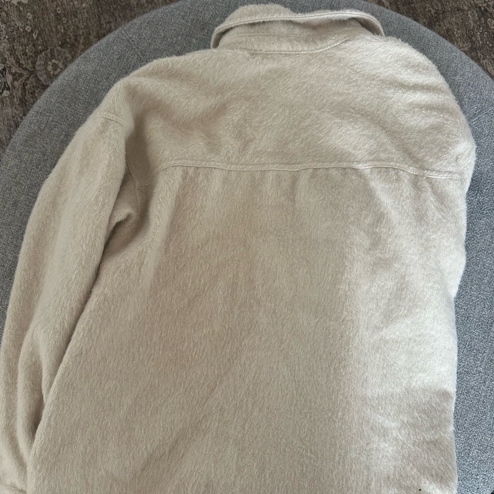 Cream Button-Up Jacket - Picture 3 of 3